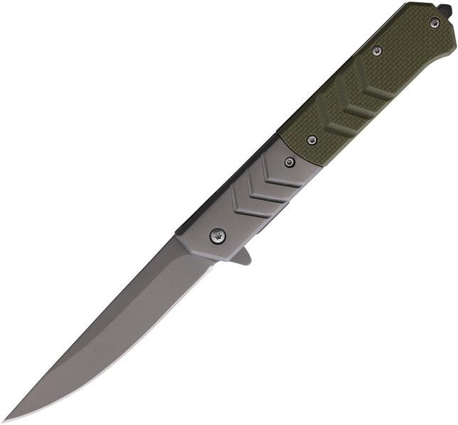 Linerlock A/O Green G10
