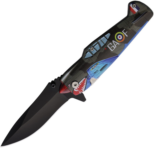 Fighter Plane Linerlock A/O