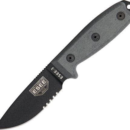 Model 3 Part Serrated