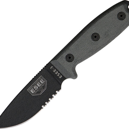 Model 3 Part Serrated
