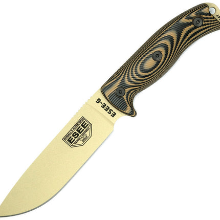 Model 6 Fixed Blade Tan