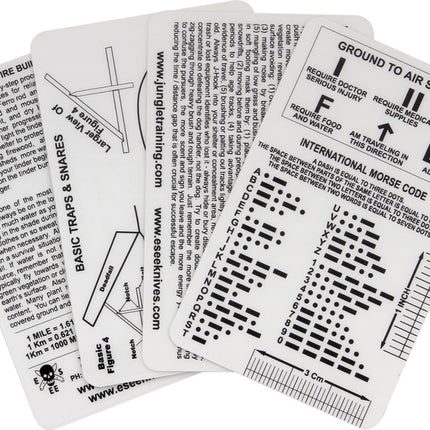 Izula Gear Survival Card Set