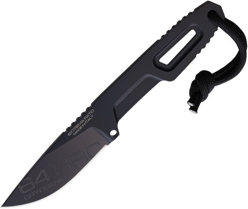 Satre Neck Knife Black S600