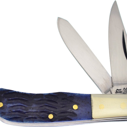 Jim Bowie Trapper Blue Pk Bone