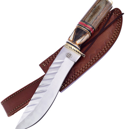 Fixed Blade Brown Wood