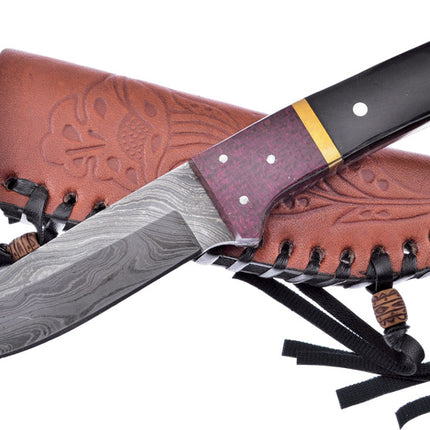 Damascus Hunter Buffalo Horn