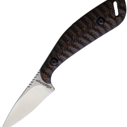Neck Knife Black/Brown G10