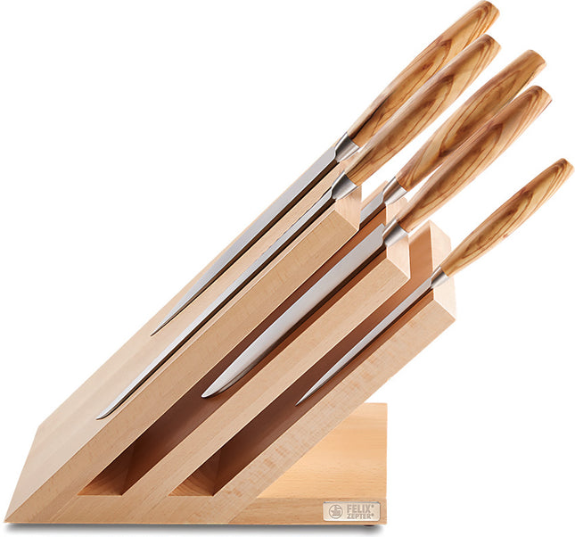 6pc Knife Set with Block