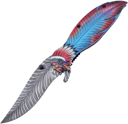 Feather Linerlock Blue