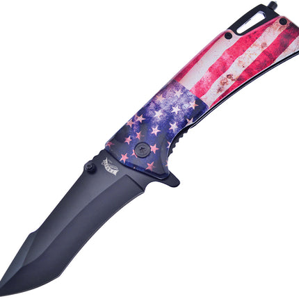 American Flag Linerlock A/O