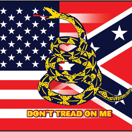 USA & Confederate Flag