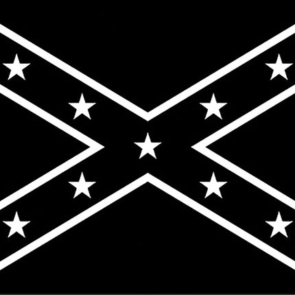 Confederate Black/White Flag