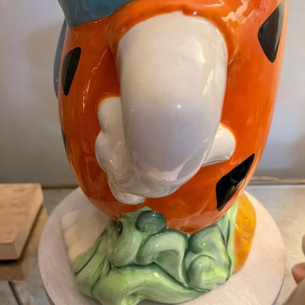 Vintage 1980s Fred Flintstone Cookie Jar Hanna-Barberra new in box