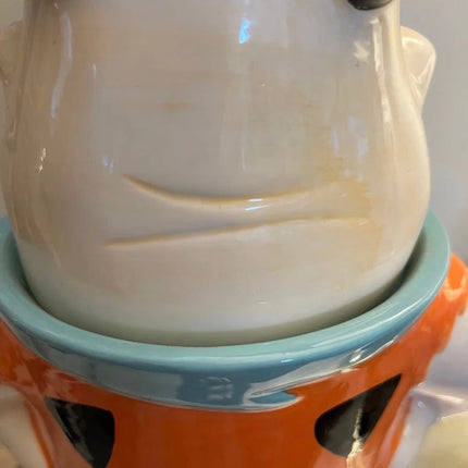 Vintage 1980s Fred Flintstone Cookie Jar Hanna-Barberra new in box