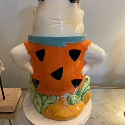 Vintage 1980s Fred Flintstone Cookie Jar Hanna-Barberra new in box