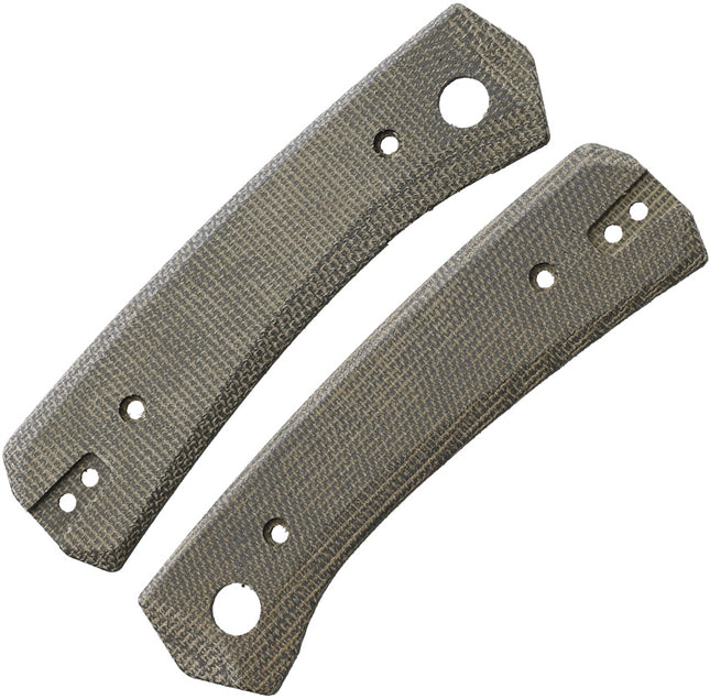 Lander Handle Scales Grn Mic