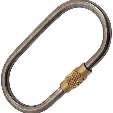 Ti Oval Keyring