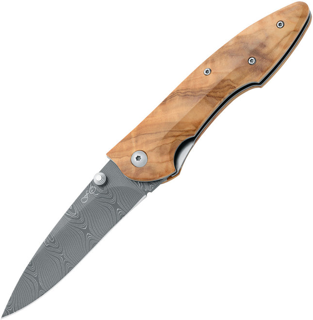 Linerlock Olive Wood