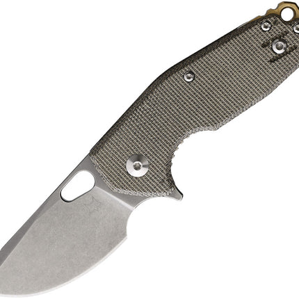 Suru Linerlock OD Micarta