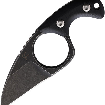 Shorty Neck Knife Black