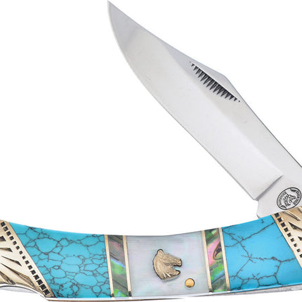 Lockback Turquoise