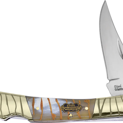 Barracuda Lockback Tiger Bone