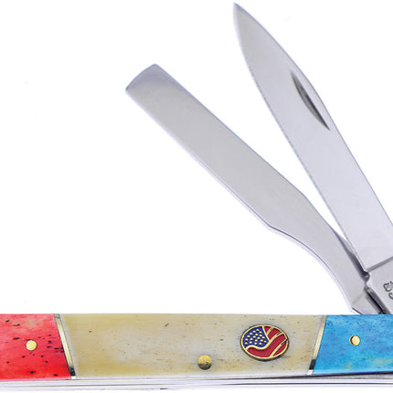 Doctors Knife Red White Blue
