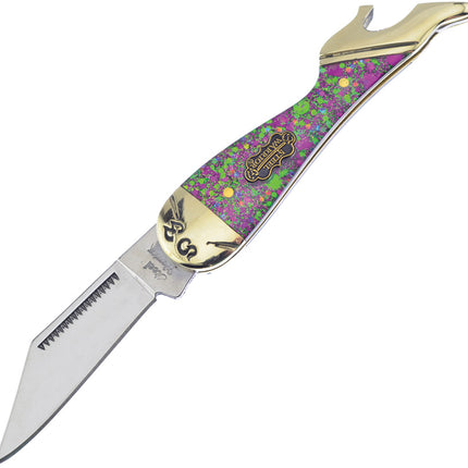 Leg Knife Mardi Gras