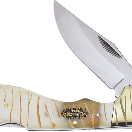 Choctaw Lockback Tiger Bone