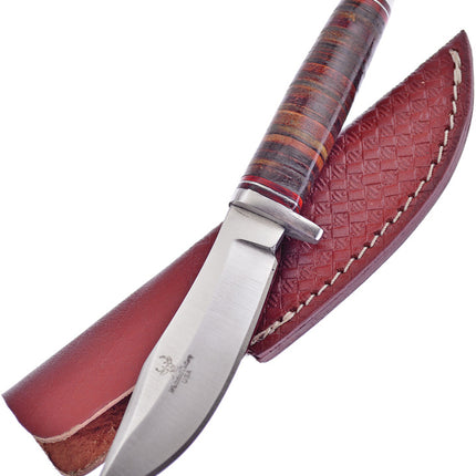 Fixed Blade Stacked Leather