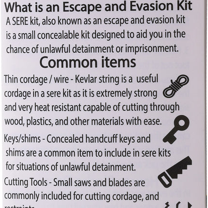 Tip Guide Escape and Evasion