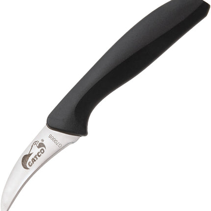 Curved Paring Knife Black