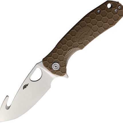 Large Hook Linerlock Tan