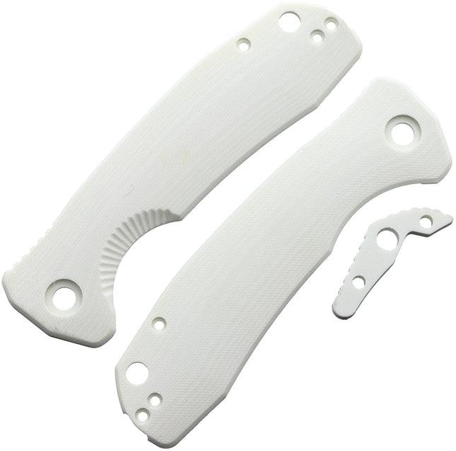 Large Linerlock Handle White