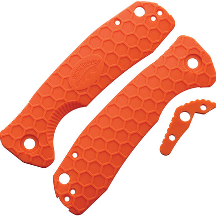 Large Linerlock Handle Orange