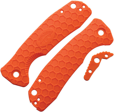 Large Linerlock Handle Orange