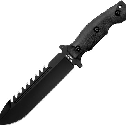 Large Survival Knife Black