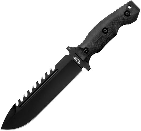 Large Survival Knife Black