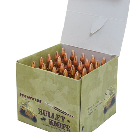 25 Piece Bullet Knife Display