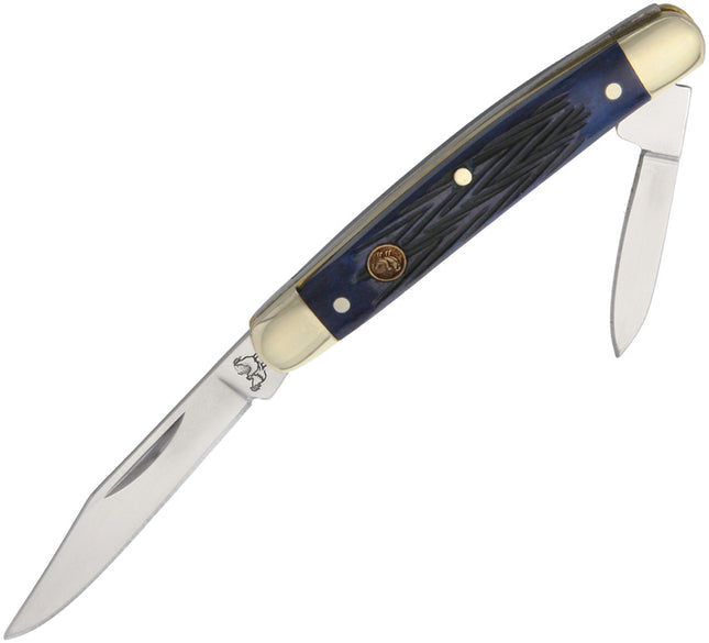 Pen Knife Blue Pick Bone