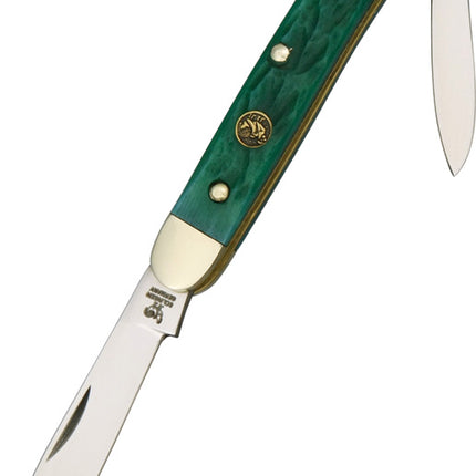 Pen Knife Green Pick Bone