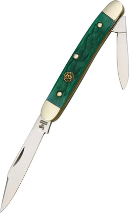 Pen Knife Green Pick Bone