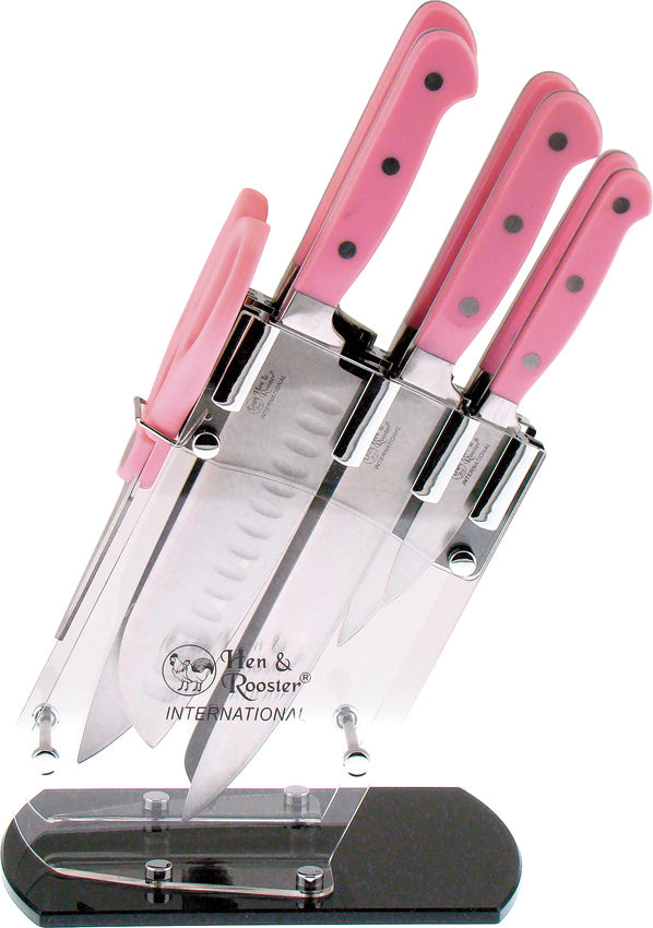 Seven Piece Kitchen Set Pink