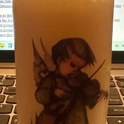 MJ Hummel Angel Candle