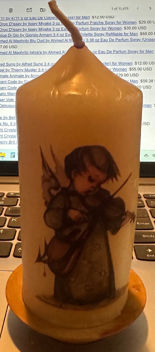 MJ Hummel Angel Candle