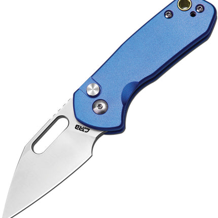 Mini Pyrite Button Lock Blue