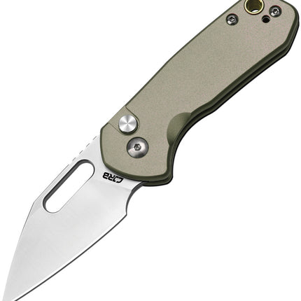 Mini Pyrite Button Lock Green