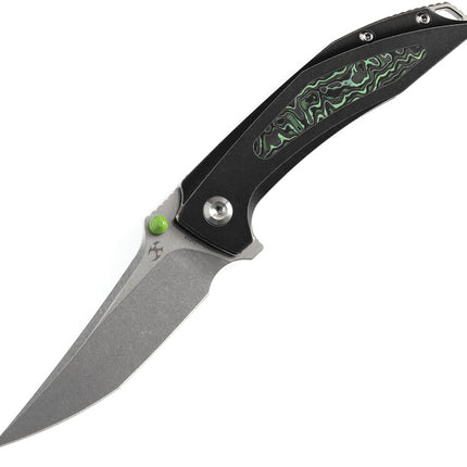 Baku Linerlock Blk/Grn CF