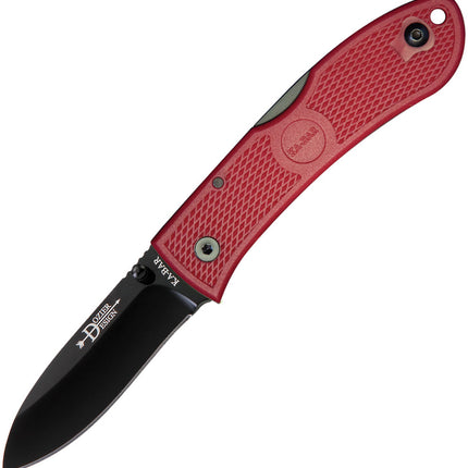 Folding Hunter Lockback Red