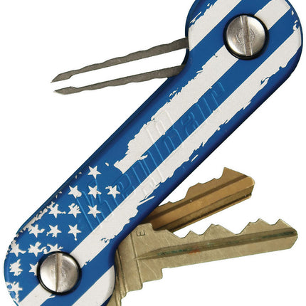 KeyBar Flag Aluminum Blue